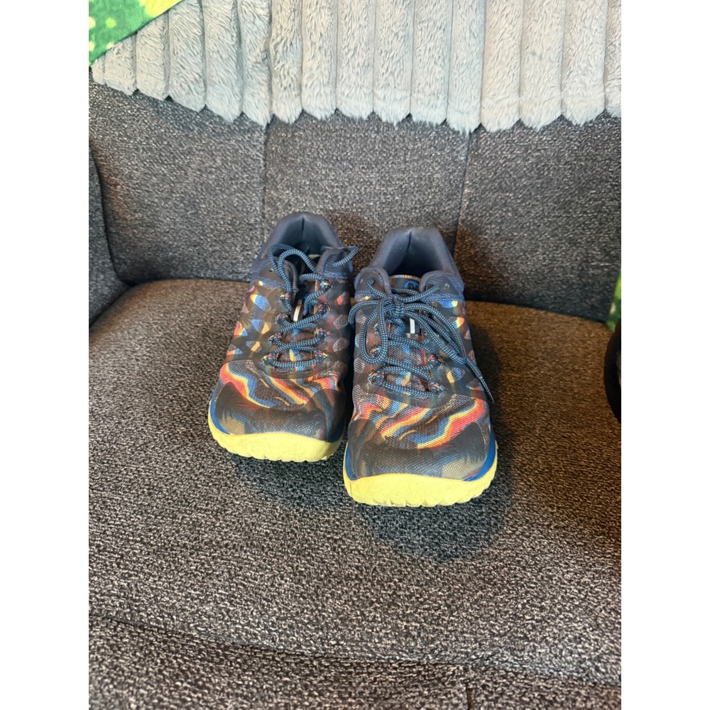 Merrell size 8.5 Women Blue Rainbow Antora 2 Trail Running Shoes J067188